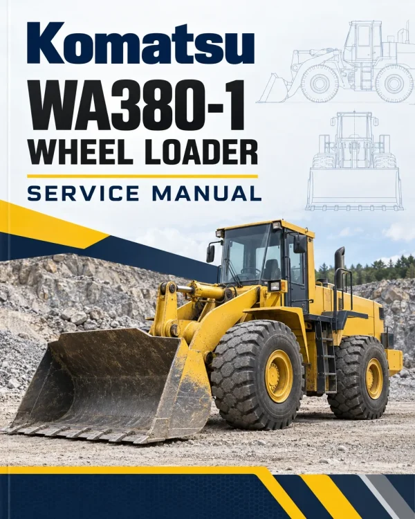 Komatsu WA380-1 Wheel Loader Service Manual