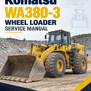 Komatsu WA380-3 Wheel Loader Service Manual Komatsu WA380-3 Wheel Loader Service Manual