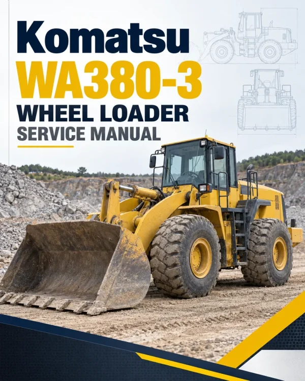 Komatsu WA380-3 Wheel Loader Service Manual Komatsu WA380-3 Wheel Loader Service Manual