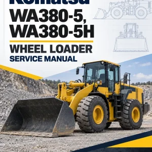 Komatsu WA380-5, WA380-5H Wheel Loader Service Manual Komatsu WA380-5, WA380-5H Wheel Loader Service Manual
