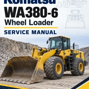 Komatsu WA380-6 Wheel Loader Service Manual Komatsu WA380-6 Wheel Loader Service Manual