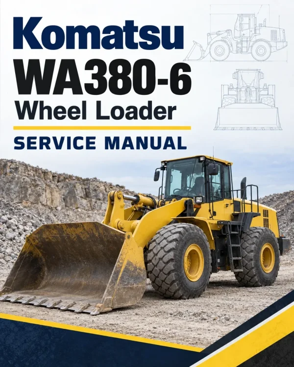 Komatsu WA380-6 Wheel Loader Service Manual Komatsu WA380-6 Wheel Loader Service Manual