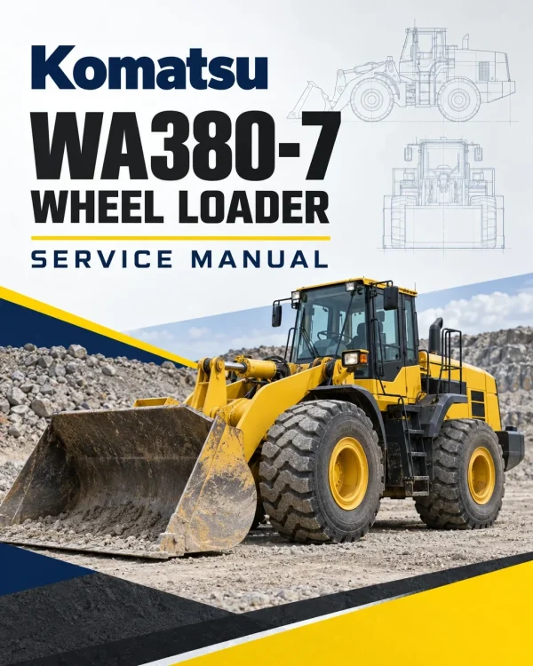 Komatsu WA380-7 Wheel Loader Service Manual Komatsu WA380-7 Wheel Loader Service Manual