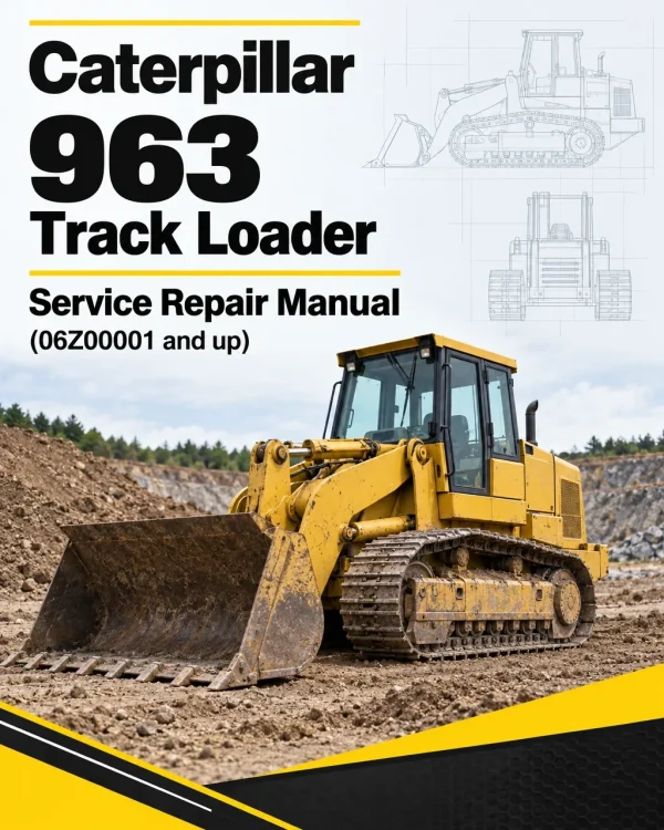 Caterpillar CAT 963 Track Loader Service Repair Manual (06Z00001 and up)