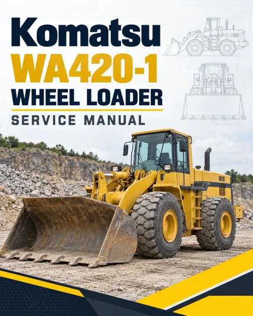 Komatsu WA420-1 Wheel Loader Service Manual