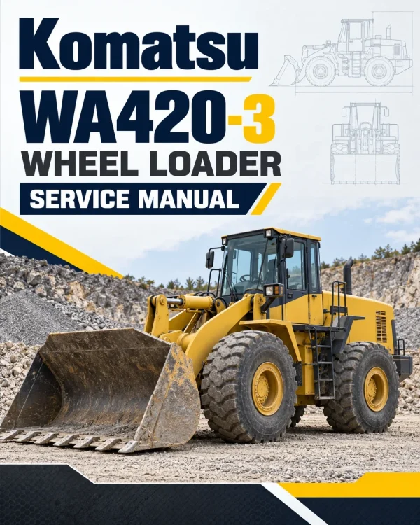 Komatsu WA420-3 Wheel Loader Service Manual Komatsu WA420-3 Wheel Loader Service Manual