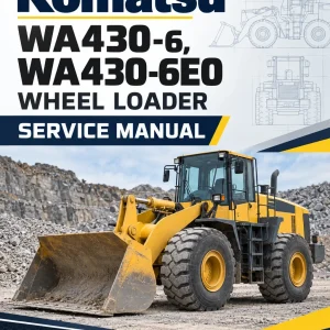 Komatsu WA430-6, WA430-6E0 Wheel Loader Service Manual Komatsu WA430-6, WA430-6E0 Wheel Loader Service Manual