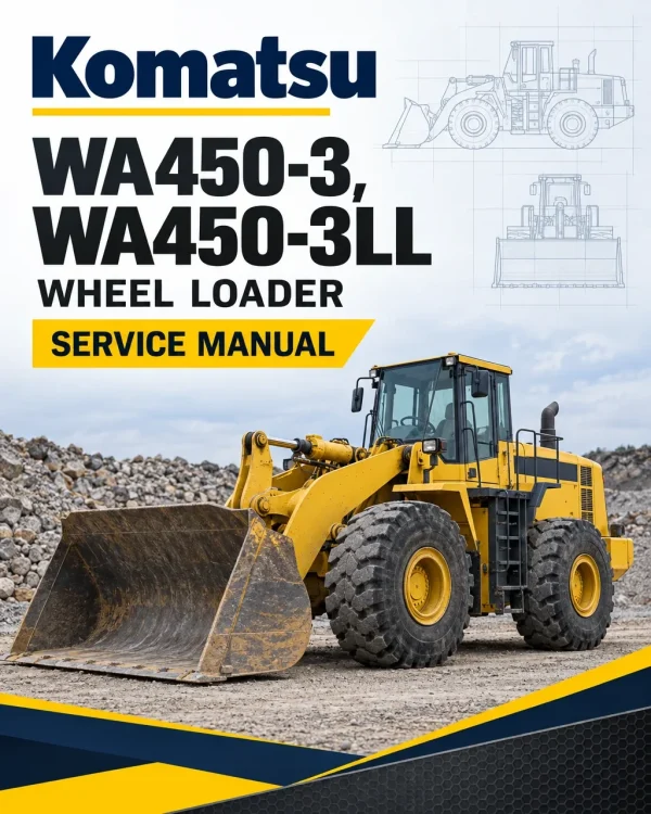 Komatsu WA450-3, WA450-3LL Wheel Loader Service Manual