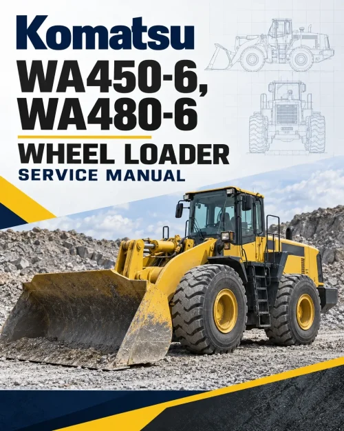 Komatsu WA450-6, WA480-6 Wheel Loader Service Manual