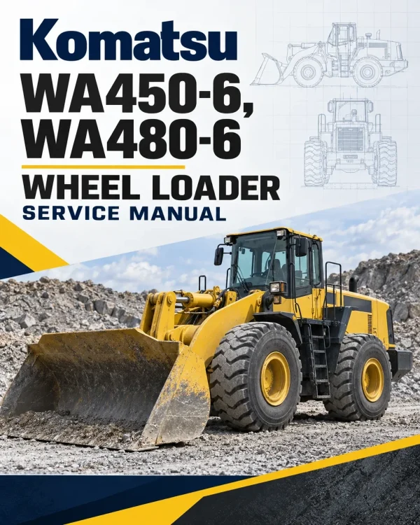 Komatsu WA450-6, WA480-6 Wheel Loader Service Manual Komatsu WA450-6, WA480-6 Wheel Loader Service Manual