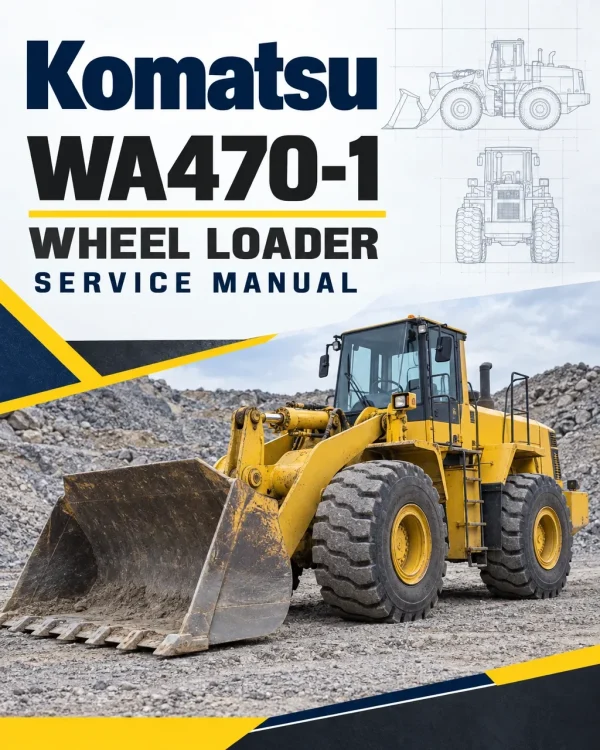 Komatsu WA470-1 Wheel Loader Service Manual