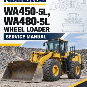 Komatsu WA450-5L, WA480-5L Wheel Loader Service Manual Komatsu WA450-5L, WA480-5L Wheel Loader Service Manual