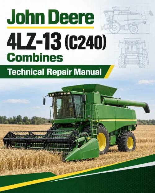 John Deere 4LZ-13 (C240) Combines Technical Repair Manual (TM136619)