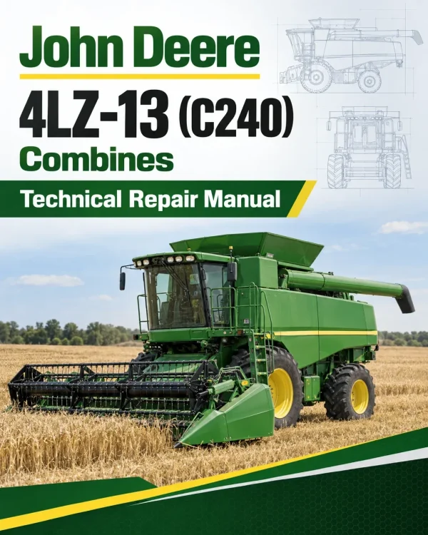 John Deere 4LZ-13 (C240) Combines Technical Repair Manual (TM136619) John Deere 4LZ-13 (C240) Combines Technical Repair Manual (TM136619)