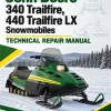 John Deere 340 Trailfire, 440 Trailfire LX Snowmobiles Technical Repair Manual (TM1197)