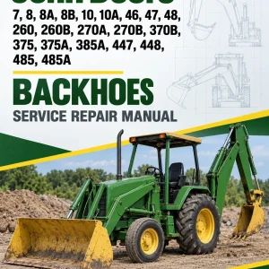 John Deere 7, 8, 8A, 8B, 10, 10A, 46, 47, 48, 260, 260B, 270A, 270B, 370B, 375, 375A, 385A, 447, 448, 485, 485A Backhoes Manual (TM159119) John Deere 7, 8, 8A, 8B, 10, 10A, 46, 47, 48, 260, 260B, 270A, 270B, 370B, 375, 375A, 385A, 447, 448, 485, 485A Backhoes Manual (TM159119)