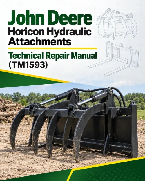 John Deere Horicon Hydraulic Attachments Technical Repair Manual (TM1593)