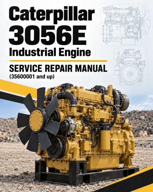 Caterpillar CAT 3056E Industrial Engine Service Repair Manual (35600001 and up)