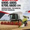 CLAAS 6900, 6800, 6700, 6600 (C84) Operators, Technical, Repair Manual CLAAS 6900, 6800, 6700, 6600 (C84) Operators, Technical, Repair Manual