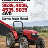 Mahindra 3535, 4035, 4535, 5035 4WD Service Repair Manual