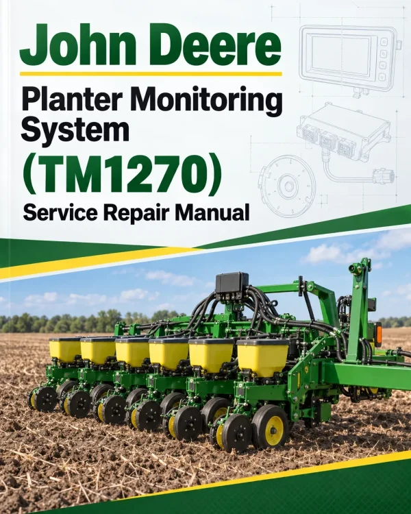 John Deere Planter Monitoring System Service Repair Manual (TM1270) John Deere Planter Monitoring System Service Repair Manual (TM1270)