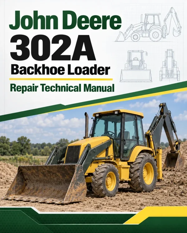 John Deere 302A Backhoe Loader Repair Technical Manual (TM1090) John Deere 302A Backhoe Loader Repair Technical Manual (TM1090)