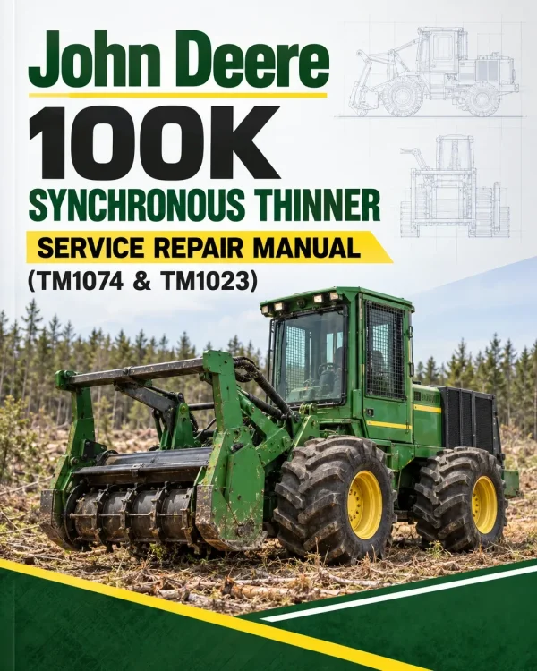 John Deere 100K Synchronous Thinner Service Repair Manual (TM1074 & TM1023) John Deere 100K Synchronous Thinner Service Repair Manual (TM1074 & TM1023)
