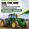 John Deere 1000, 1700, 4000 Series Long and Short Drop Powershift Transmission Component Technical Manual (CTM202 & 4005057) John Deere 1000, 1700, 4000 Series Long and Short Drop Powershift Transmission Component Technical Manual (CTM202 & 4005057)