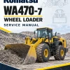 Komatsu WA470-7 Wheel Loader Service Manual