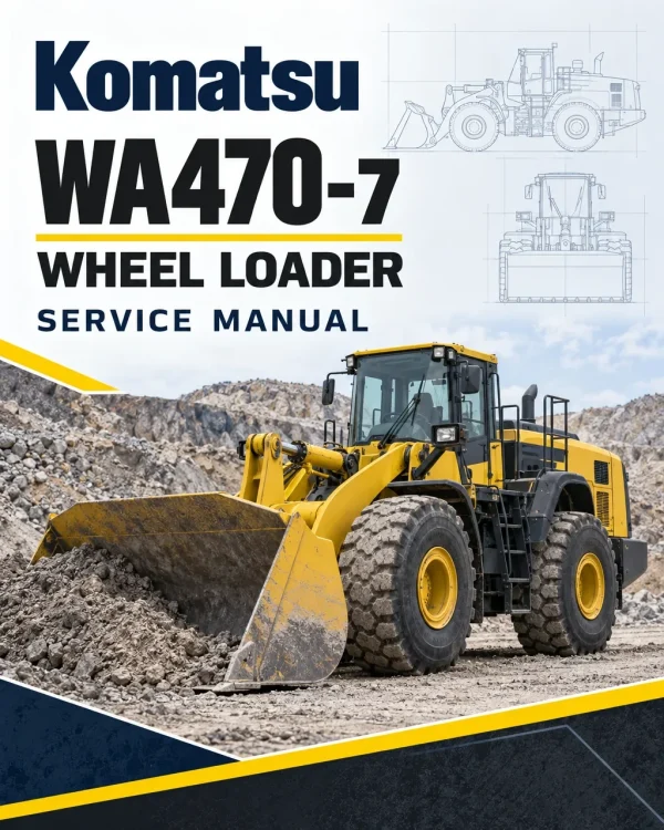 Komatsu WA470-7 Wheel Loader Service Manual