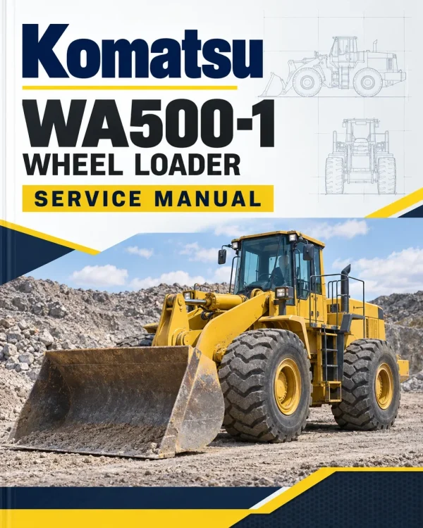 Komatsu WA500-1 Wheel Loader Service Manual Komatsu WA500-1 Wheel Loader Service Manual