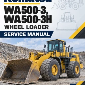 Komatsu WA500-3, WA500-3H Wheel Loader Service Manual