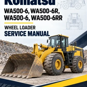 Komatsu WA500-6, WA500-6R, WA500-6, WA500-6RR Wheel Loader Service Manual Komatsu WA500-6, WA500-6R, WA500-6, WA500-6RR Wheel Loader Service Manual