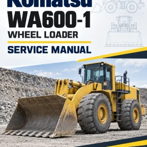 Komatsu WA600-1 Wheel Loader Service Manual