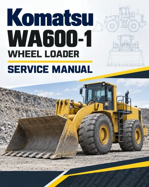 Komatsu WA600-1 Wheel Loader Service Manual Komatsu WA600-1 Wheel Loader Service Manual
