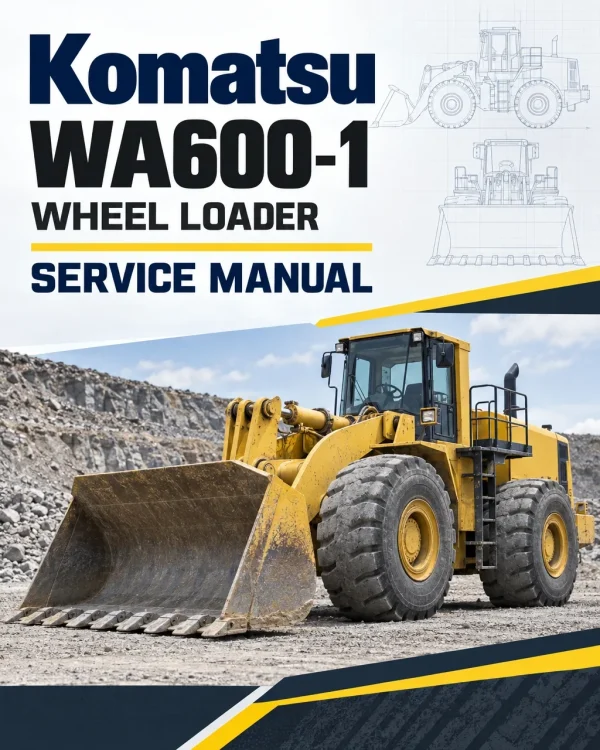 Komatsu WA600-1 Wheel Loader Service Manual