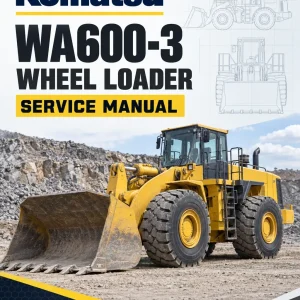 Komatsu WA600-3 Wheel Loader Service Manual Komatsu WA600-3 Wheel Loader Service Manual