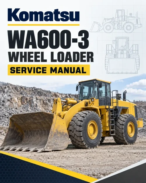 Komatsu WA600-3 Wheel Loader Service Manual Komatsu WA600-3 Wheel Loader Service Manual