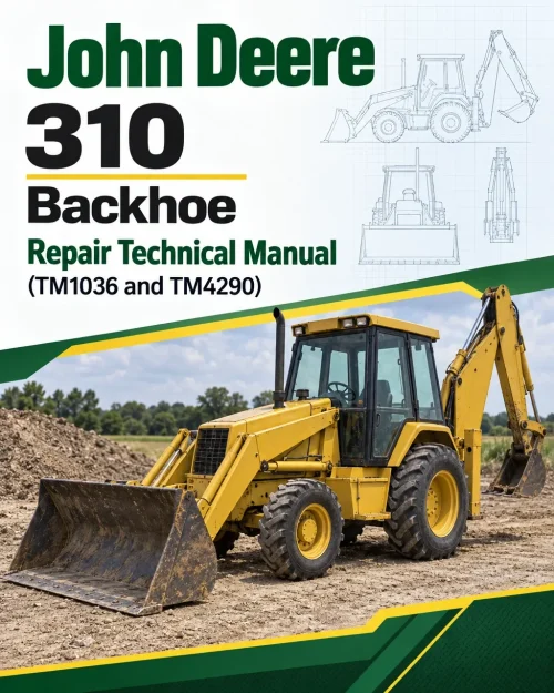 John Deere 310 Backhoe Repair Technical Manual (TM1036 and TM4290)