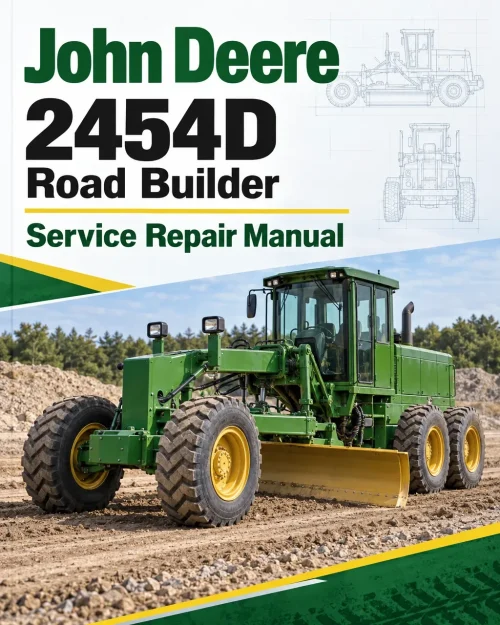 John Deere 2454D Road Builder Service Repair Manual (TM10418)