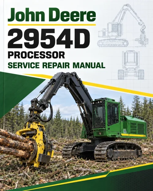 John Deere 2954D Processor Service Repair Manual (TM10409)