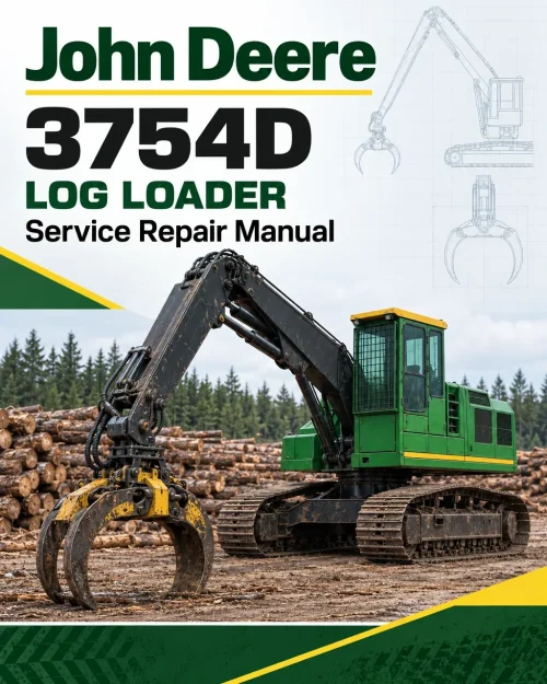 John Deere 3754D Log Loader Service Repair Manual (TM10423)