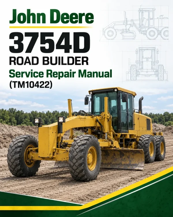 John Deere 3754D Road Builder Service Repair Manual (TM10422) John Deere 3754D Road Builder Service Repair Manual (TM10422)