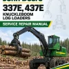 John Deere 337E, 437E Knuckleboom Log Loaders Service Repair Manual (SN L291461- L429855 & SN after F291461 - )