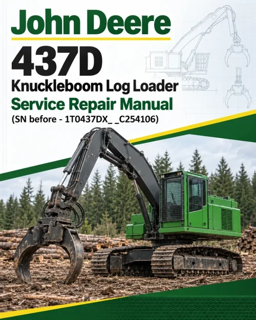 John Deere 437D Knuckleboom Log Loader Service Repair Manual (SN before - 1T0437DX_ _C254106) John Deere 437D Knuckleboom Log Loader Service Repair Manual (SN before - 1T0437DX_ _C254106)