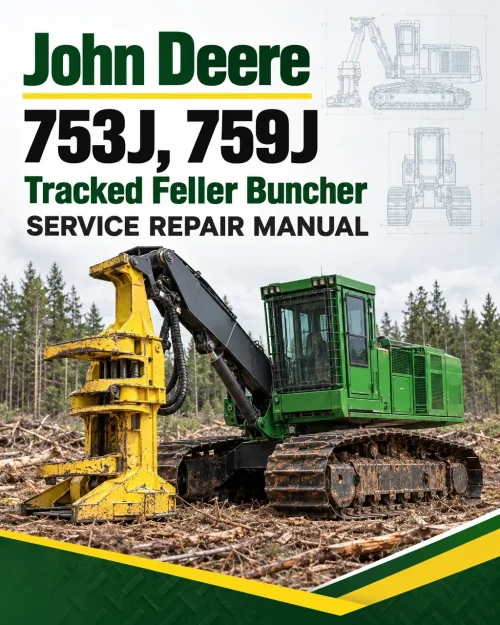 John Deere 753J, 759J Tracked Feller Buncher Service Repair Manual (SN after C220453 - ) John Deere 753J, 759J Tracked Feller Buncher Service Repair Manual (SN after C220453 - )