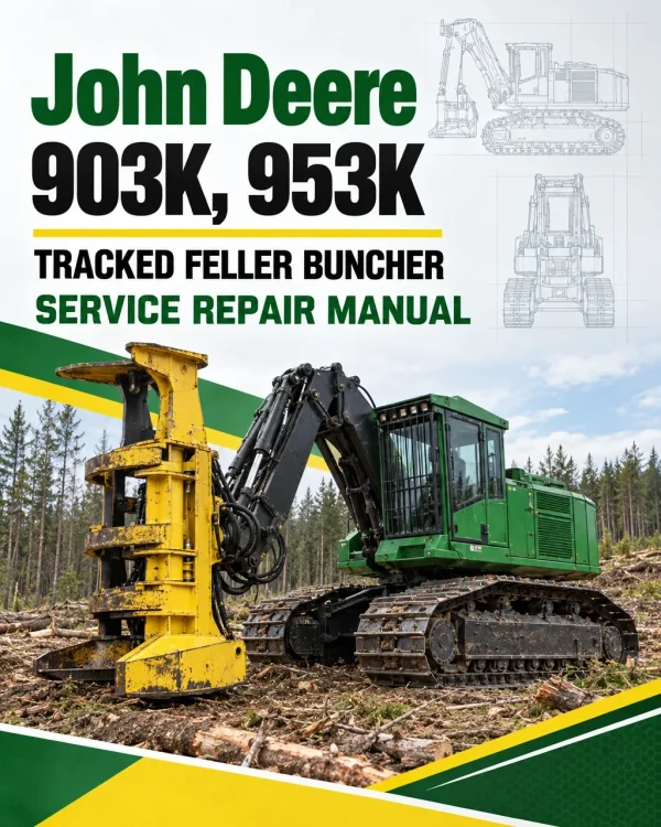 John Deere 903K, 953K Tracked Feller Buncher Service Repair Manual