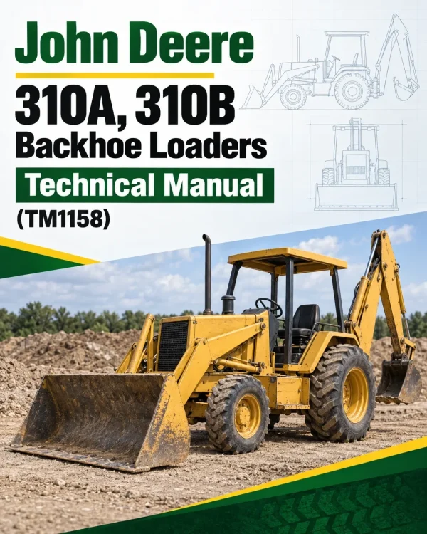 John Deere 310A, 310B Backhoe Loaders Technical Manual (TM1158) John Deere 310A, 310B Backhoe Loaders Technical Manual (TM1158)