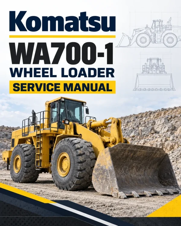 Komatsu WA700-1 Wheel Loader Service Manual Komatsu WA700-1 Wheel Loader Service Manual
