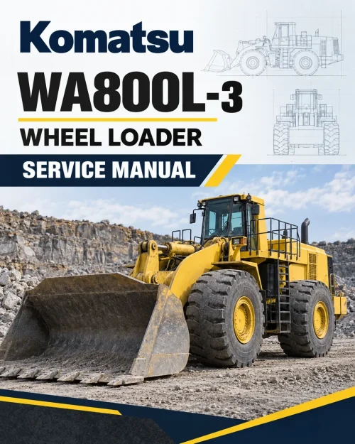 Komatsu WA800L-3 Wheel Loader Service Manual Komatsu WA800L-3 Wheel Loader Service Manual